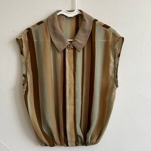 *Unique* Chic Upcycled Women's Blouse